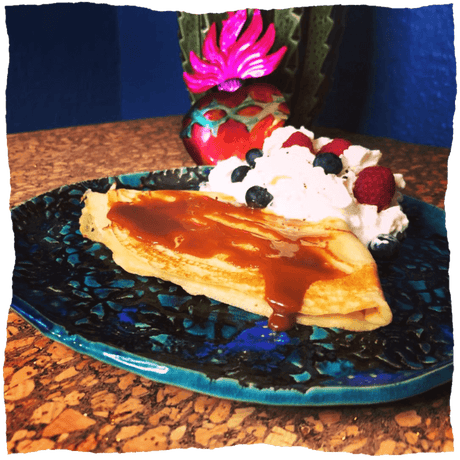 Rezeptbild Crepes mit Cajeta und Beeren