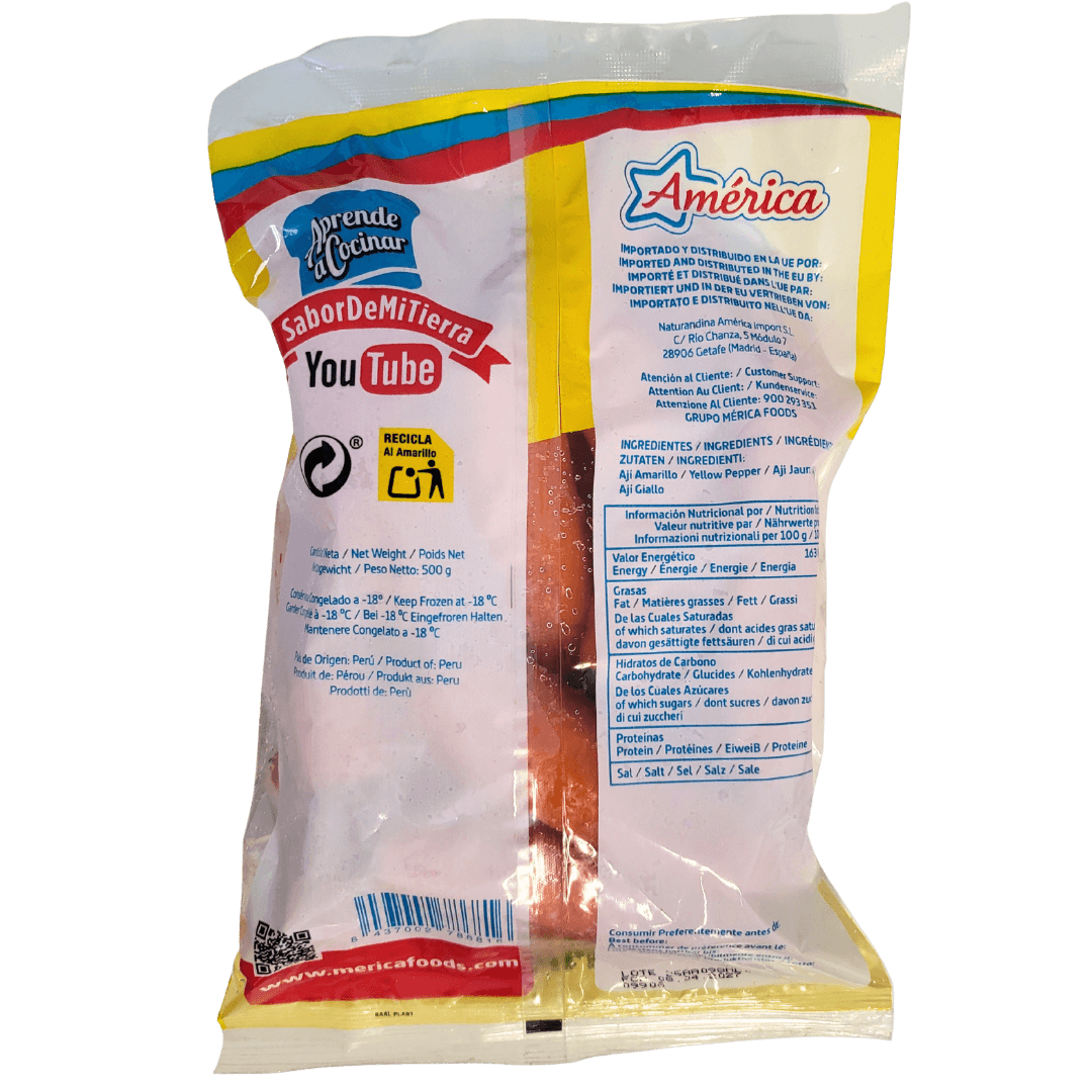 Aji Amarillo Chilischoten ganz gekühlt 500g back