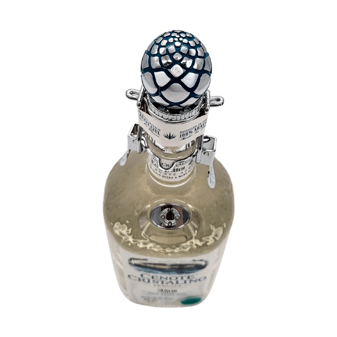Cenote Cristalino Tequila 700ml Flasche topdown