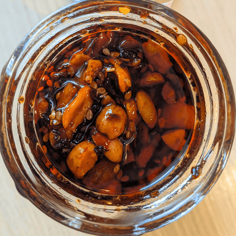 Mexikanische Salsa Chipoktli im Glas