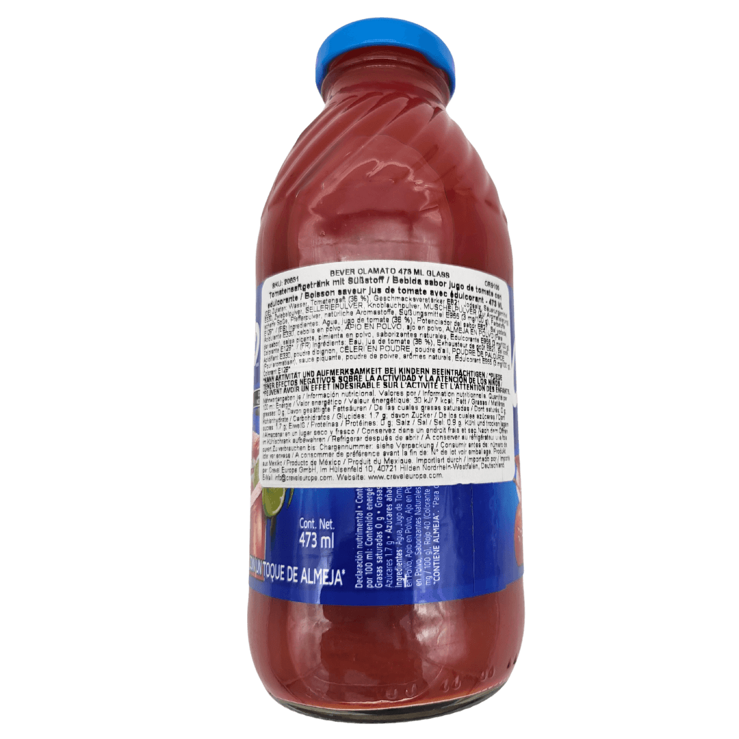 Clamato Tomaten Muschelsaft 473ml back