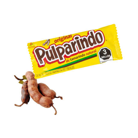 Ein Pulparindo Kaustreifen von DeLaRosa aus Mexiko