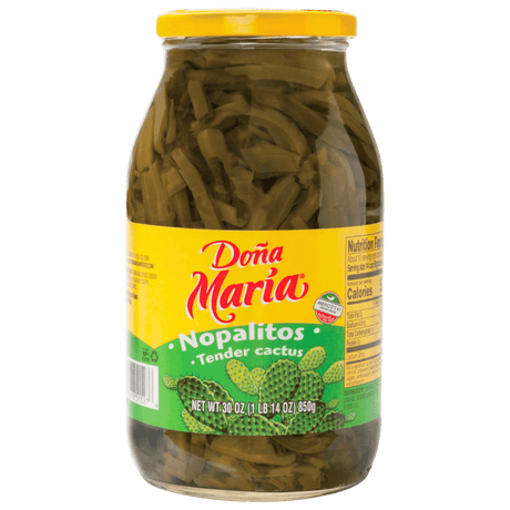 850g Glas Nopalitos von Dona Maria front