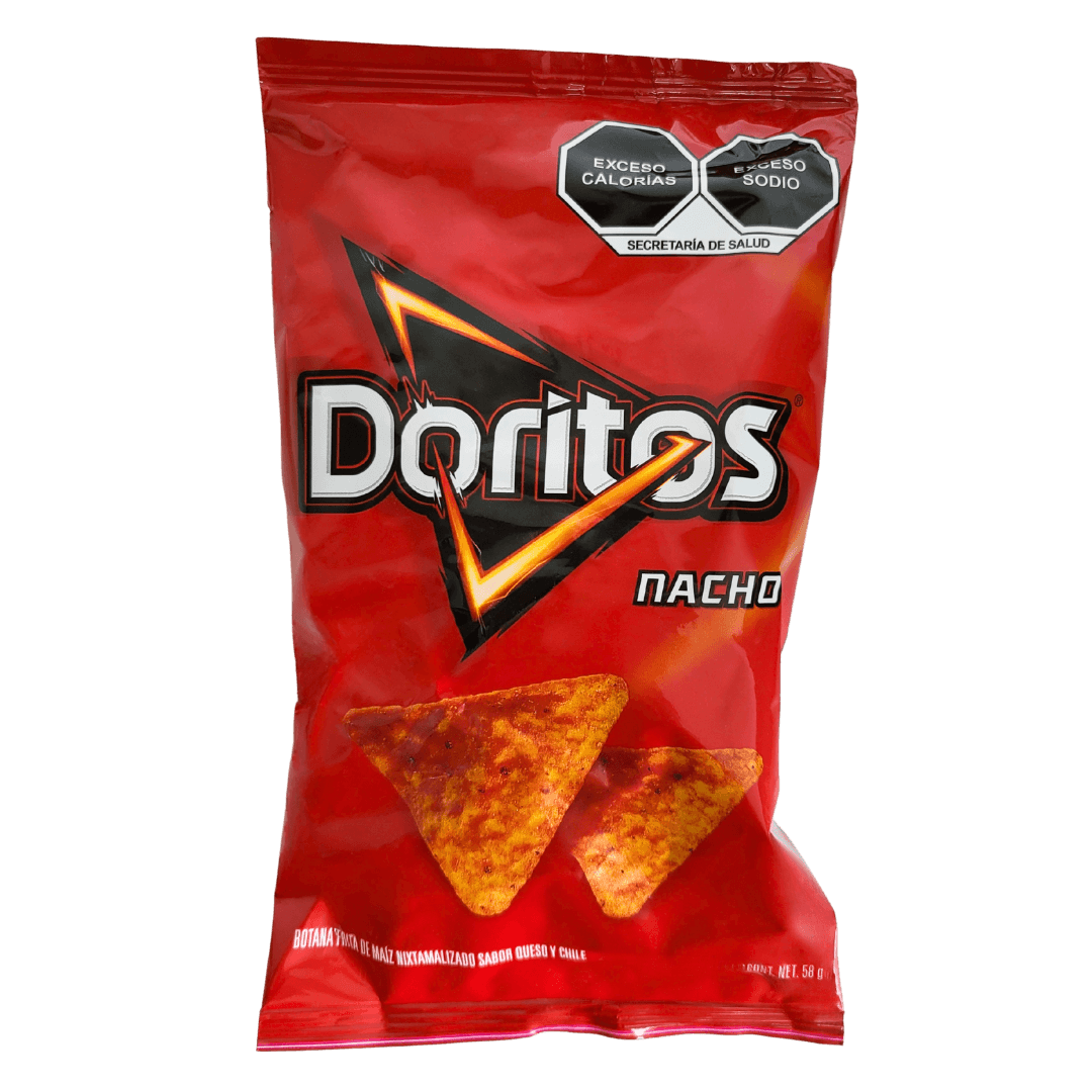 Doritos Nacho Tortilla Chip Snack 58g