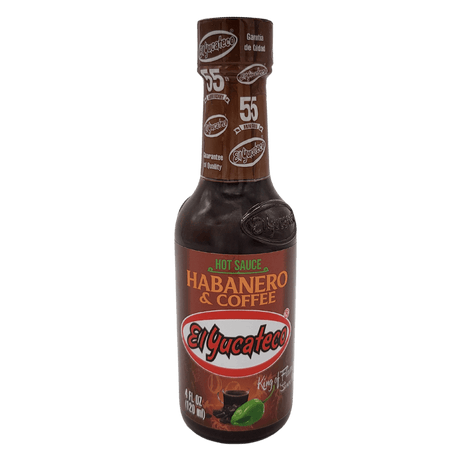 El Yucateco Hot Sauce Habanero und Coffee 120ml Flasche