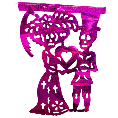 La Catrina El Catrin Enramada Girlande Motiv im Detial