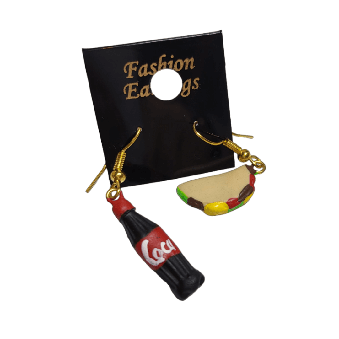 Cola und Taco Ohrringe