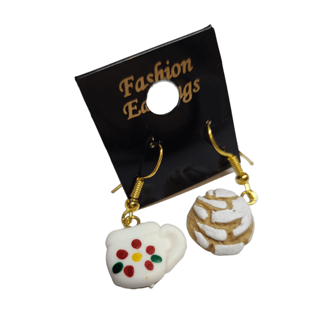 Tasse und Concha Ohrringe