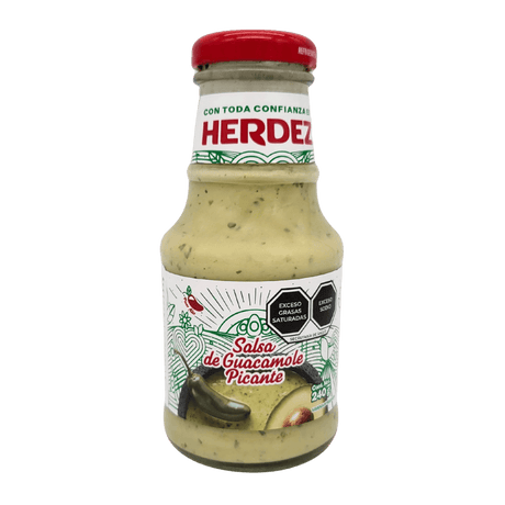 Salsa de Guacamole Picante von Herdez 240g front