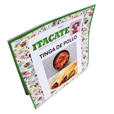 Tinga de Pollo von Itacate 300g Fleischzubereitung seitlich