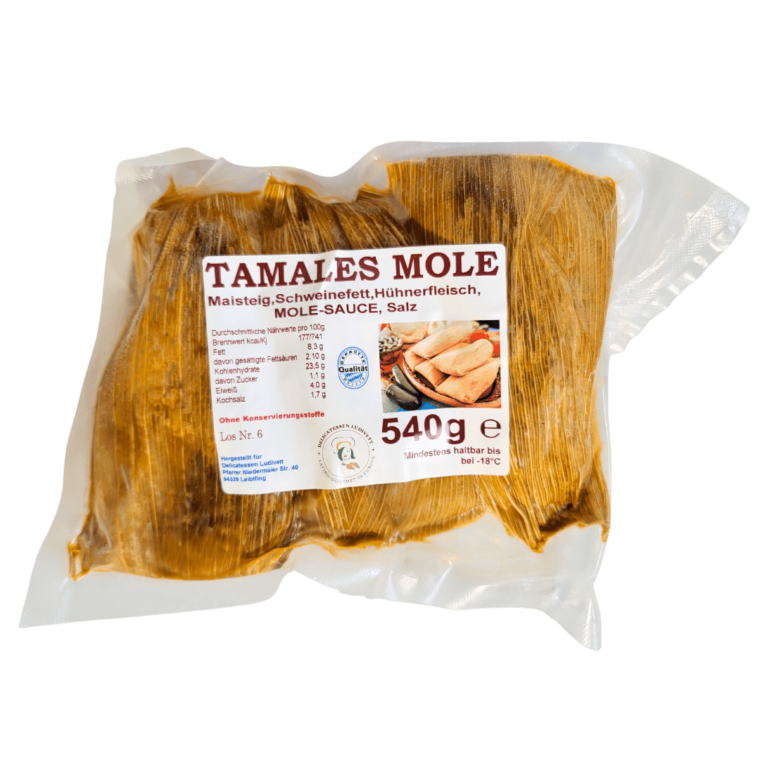 Tamales Mole Pollo Käserei Südamerika 540g front