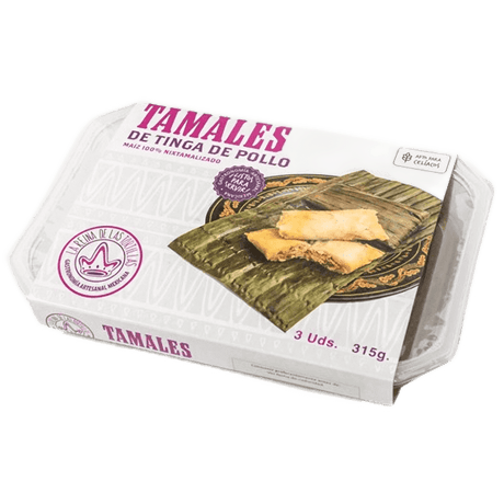 Reina de las Tortillas Tamales Tinga de Pollo 300g Packung