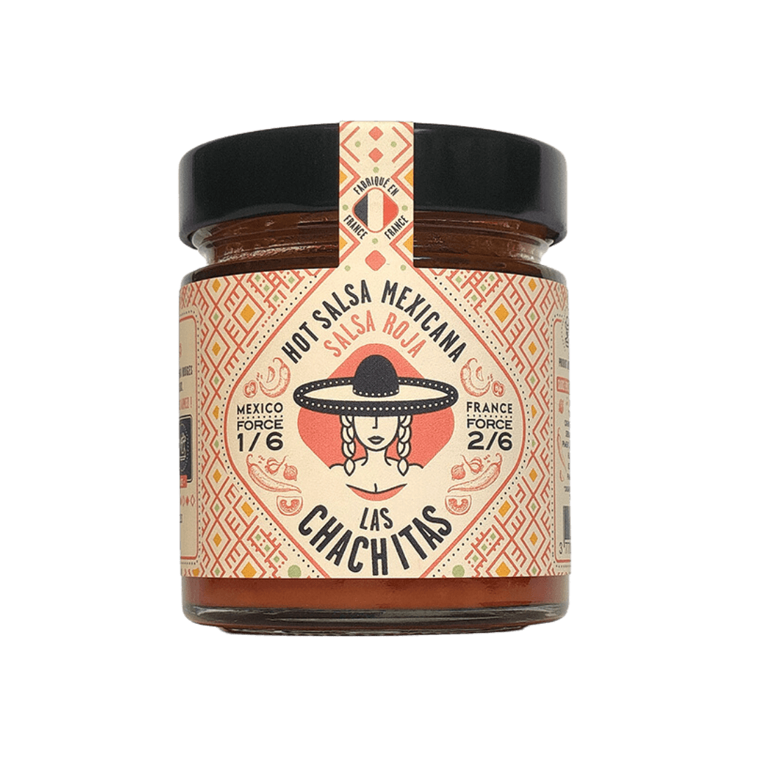 Las Chachitas Salsa Roja Glass