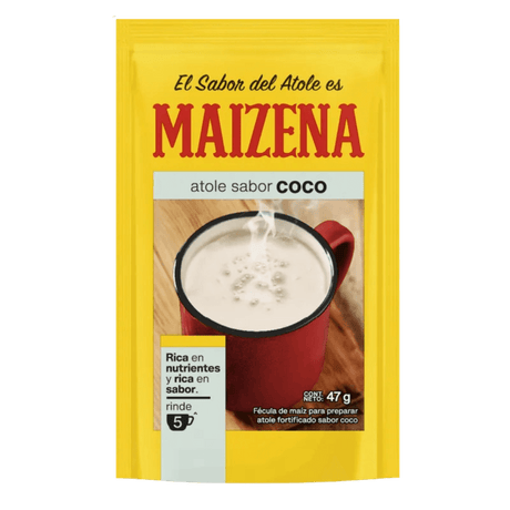 Maizena Atole Coco Geschmack Kokosnuss 47g Packung