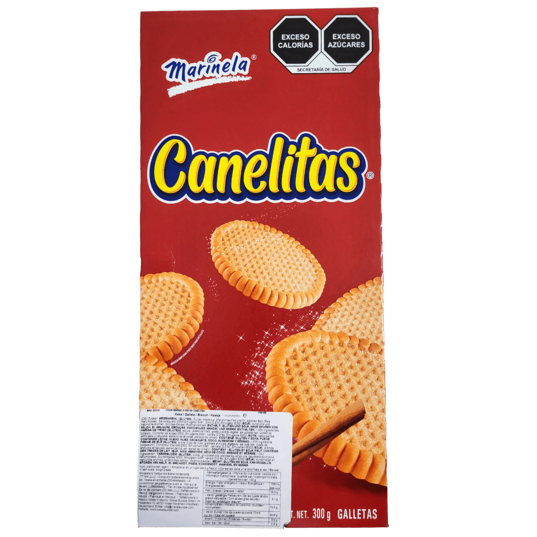 Canelitas Kekse 300g Zimt und Zucker backside