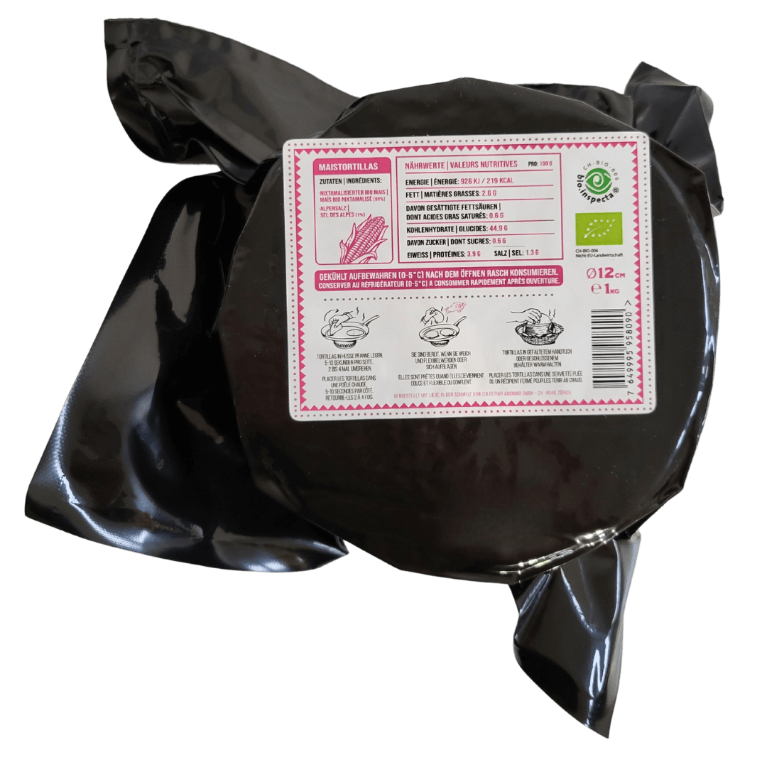 Masamor Taquera Tortillas 1kg Rückseite