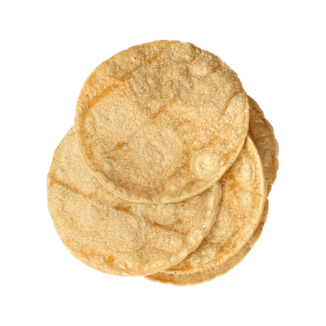 Ausgepackte Masamor Mais Tortillas 14cm