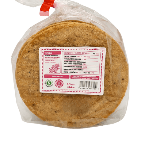 Masamor Tostadas 10 Stück 124g Rückseite