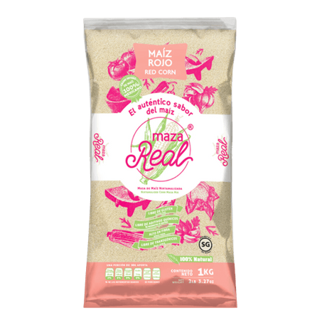 Maza Real Rotes Maismehl Rojo 1kg Packung