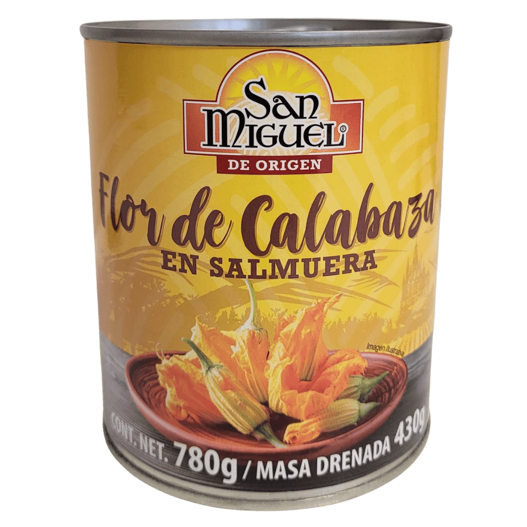 Flor de Calabaza von San Miguel Kürbisblüten Konservensdose 780g front