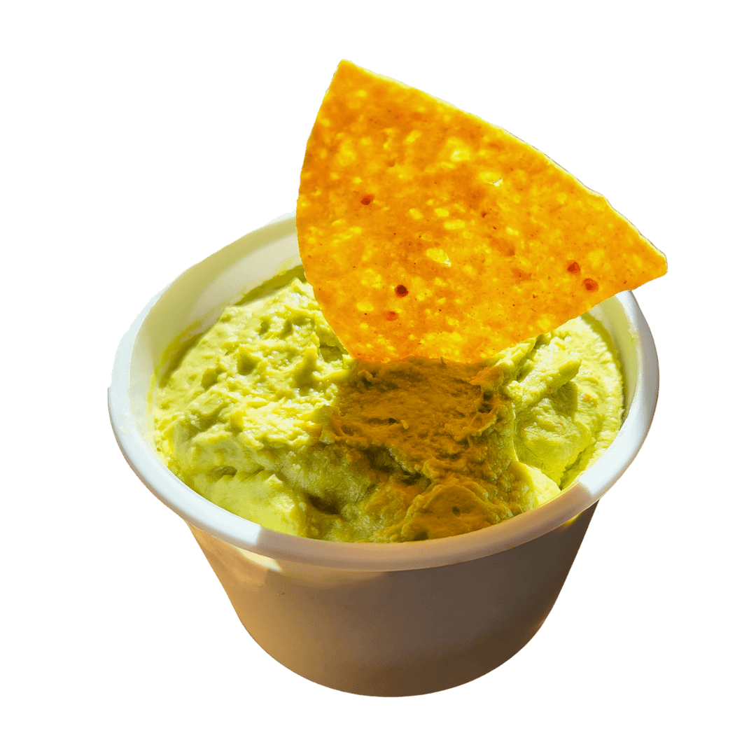 Santo Guacamole Dip gekühlt 500g Becher offen mit Chip