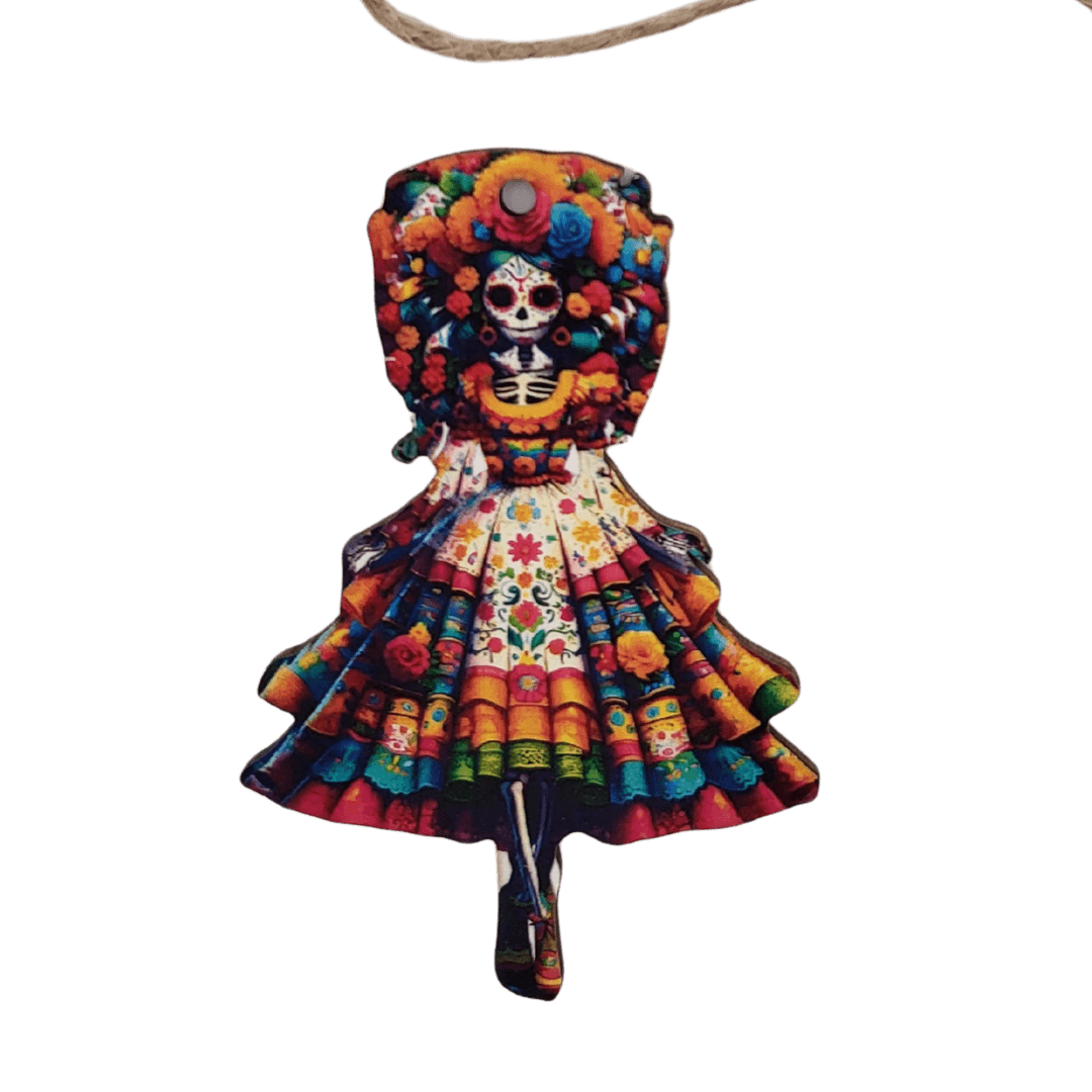 Alebrije Holzfigur-Anhänger mexikanisch bunte Motive als Set oder einzeln