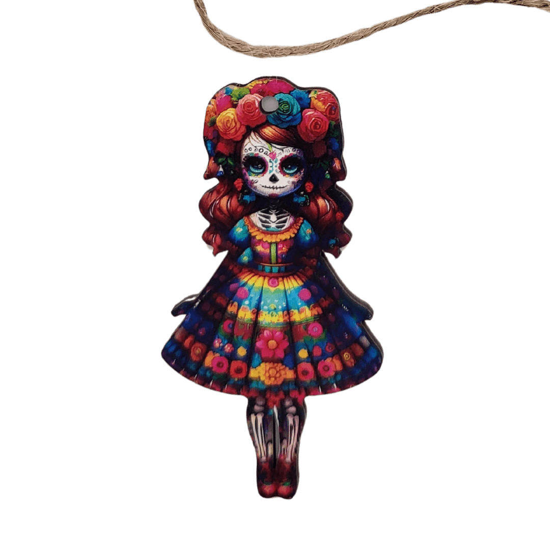 Alebrije Holzfigur-Anhänger mexikanisch bunte Motive als Set oder einzeln