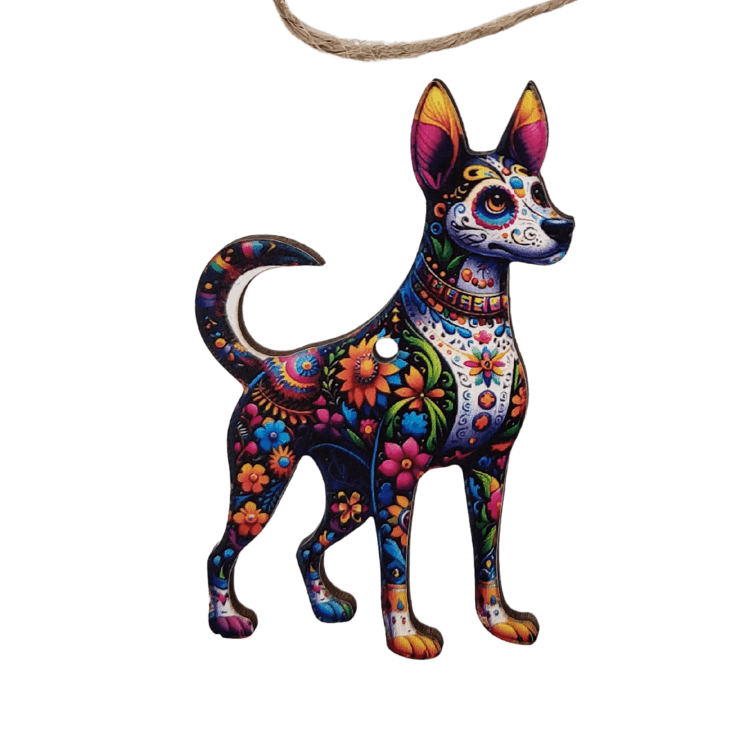 Alebrije Holzfigur-Anhänger mexikanisch bunte Motive als Set oder einzeln