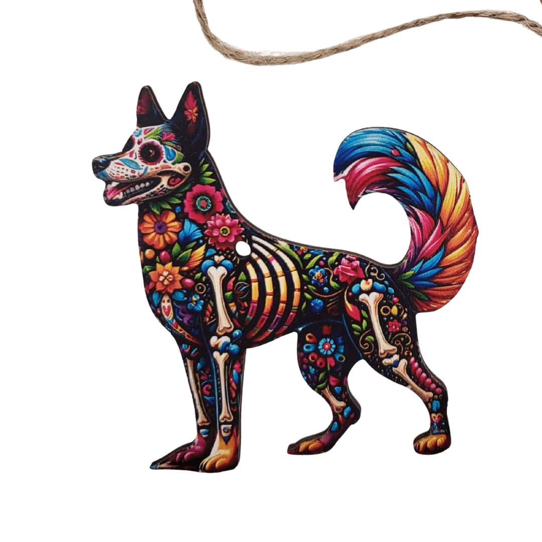 Alebrije Holzfigur-Anhänger mexikanisch bunte Motive als Set oder einzeln