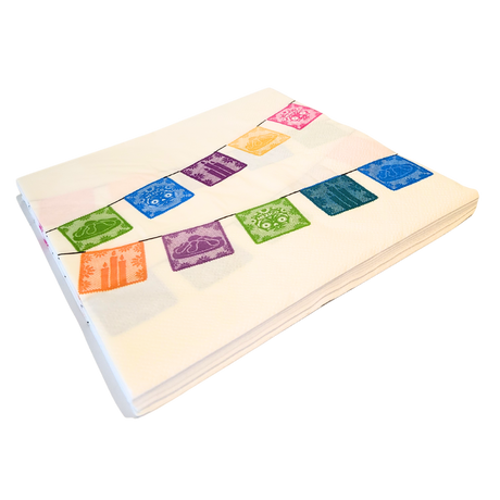 Servietten mit Motiv bunte Dia de los Muertos Girlanden