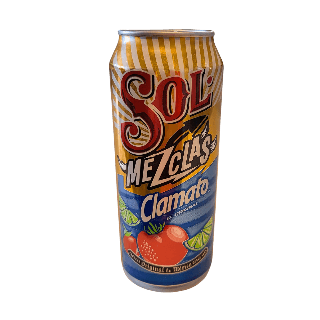 Cerveza Sol Clamato beer mixed drink 473ml 2.5% Vol. Alc.
