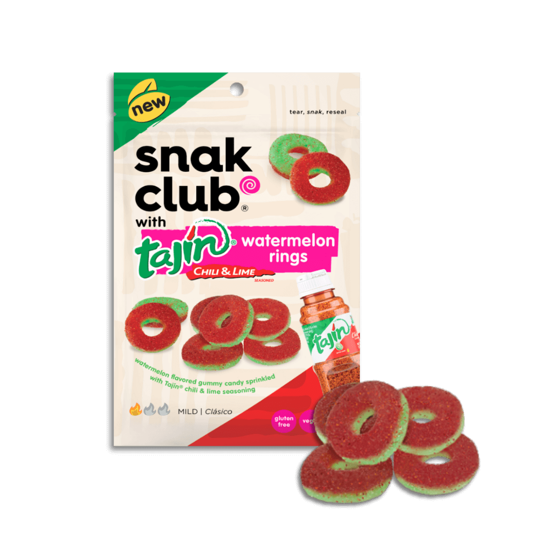 Tajin Sandia Watermelon Rings von snak club 64g