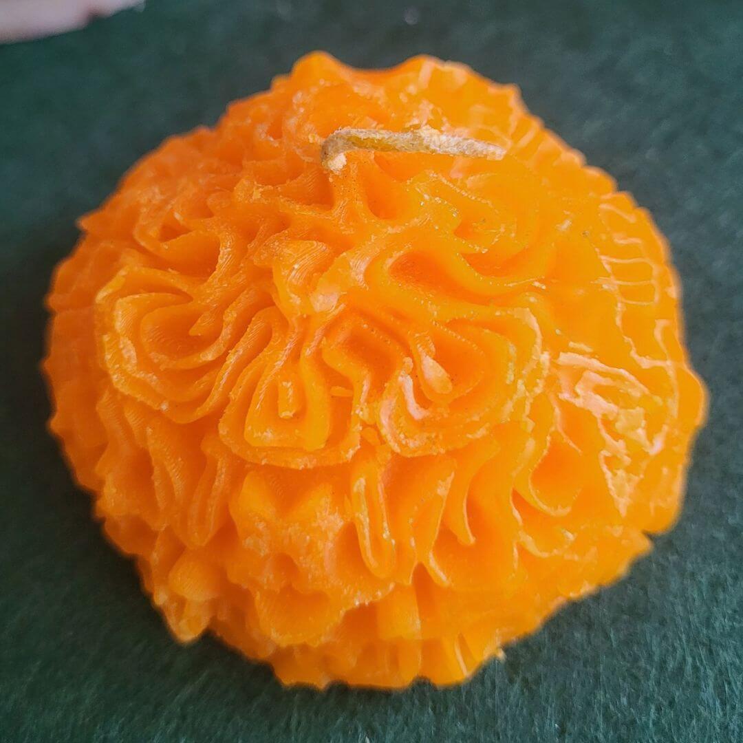 Totenblume Kerze 1