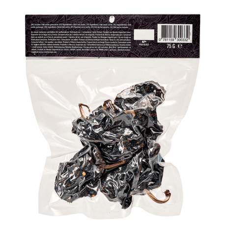 Xatze Ancho Chilischoten getrocknet 75g Packung Rückseite