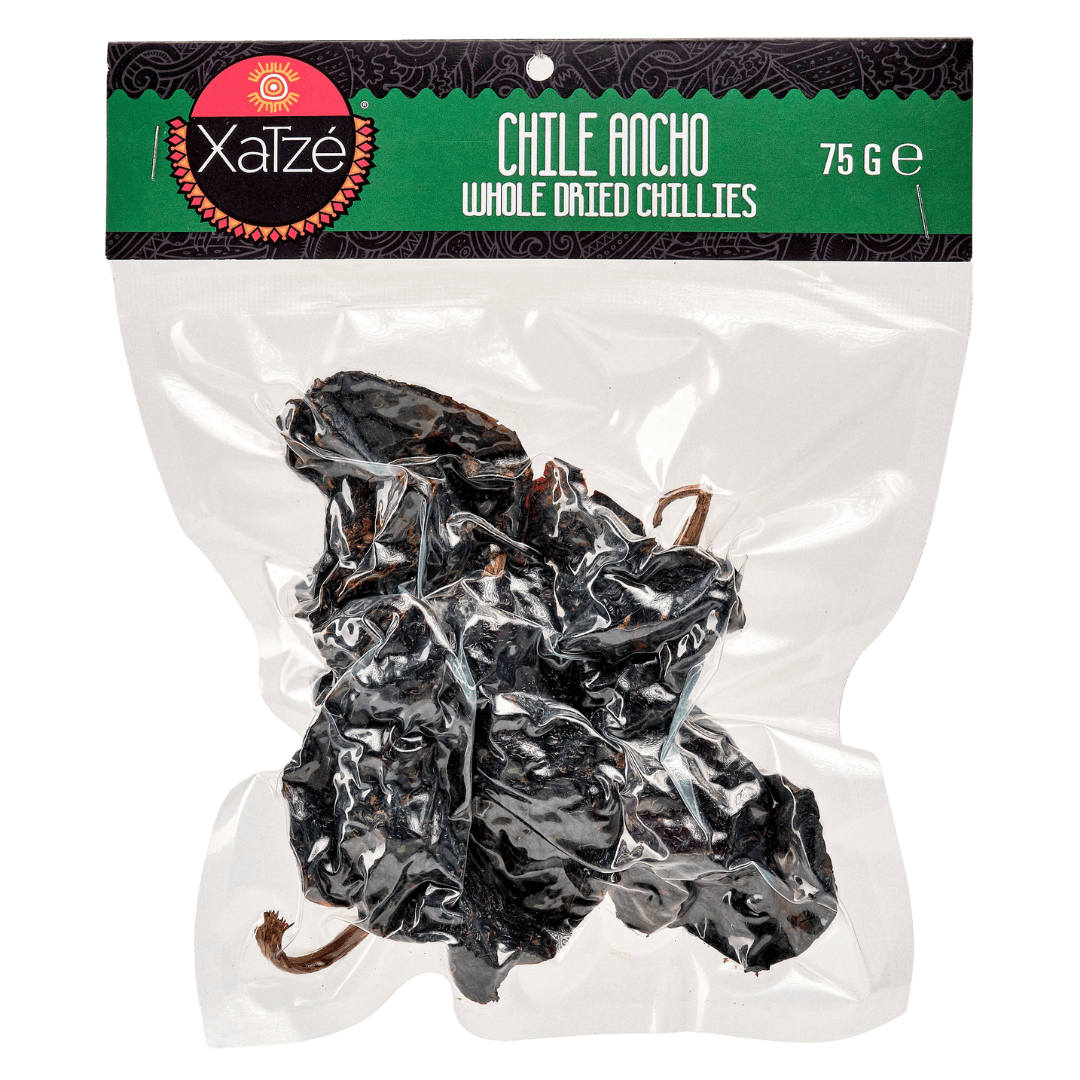 Xatze Ancho Chilischoten getrocknet 75g Packung front