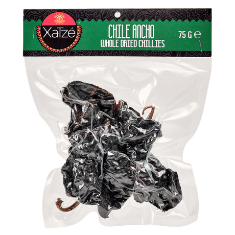 Xatze Ancho Chilischoten getrocknet 75g Packung front