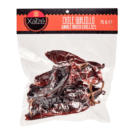 Xatze Guajillo Chili getrocknet 75g Packung front