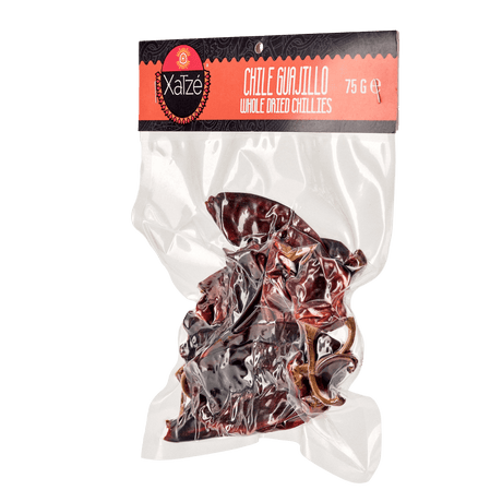 Xatze Guajillo Chili getrocknet 75g Packung seitlich