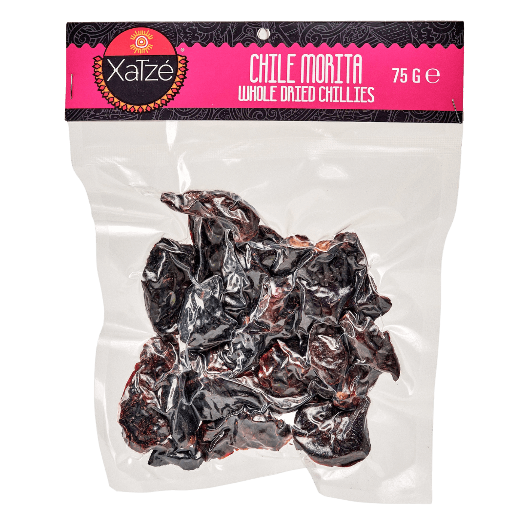 Xatze Morita getrocknete Chilischoten 75g Packung front