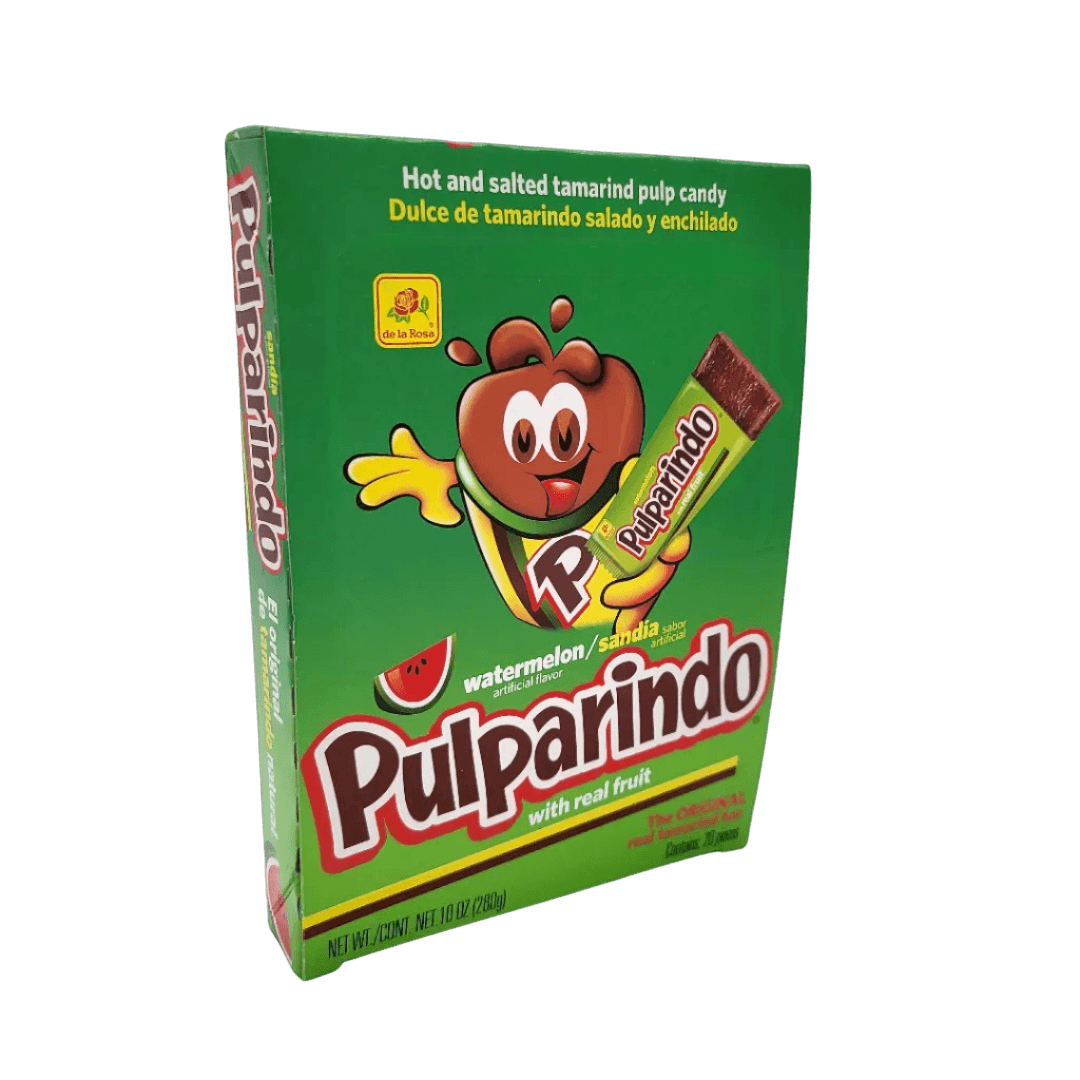 Pulparindo Tamarinden Wassermelonen Kaustreifen Display 280g iso