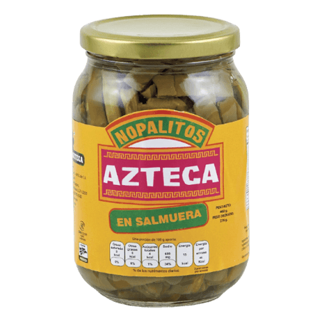 (WANTED) Nopales Kaktus Streifen grob geschnitten im Glas von Azteca 460 g - MexicoMiAmor
