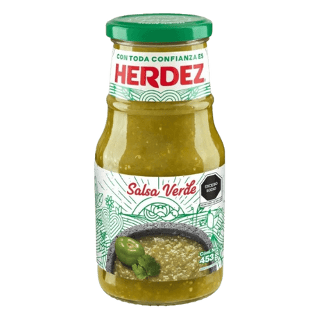 Salsa Verde Herdez 453 g Glas - MexicoMiAmor