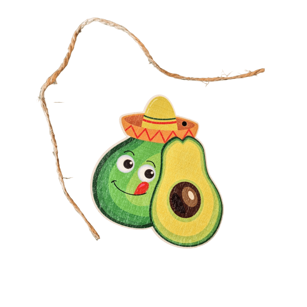 Holzfigur-Anhänger mit mexikanischen Motiven als Set oder einzeln