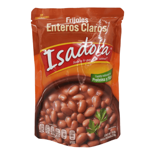 Frijoles Enteros Bayos - Ganze helle Bohnen Isadora 454g - MexicoMiAmor