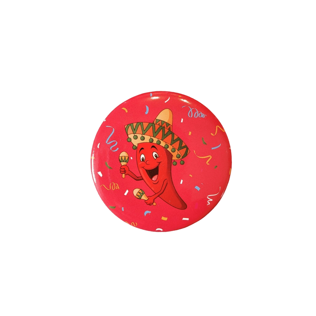 Mexikanische bunte Ansteck Pins / Buttons für z.B. Rucksäcke 12er Set und einzeln