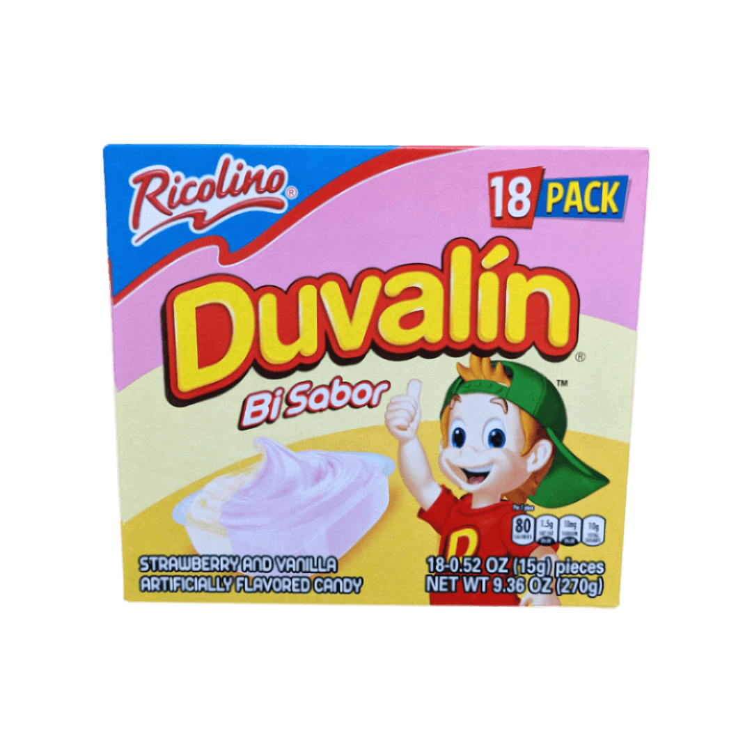 Duvalin Bi Sabor Creme Vanille, Erdbeer (18 Stück) von Ricolino 270g