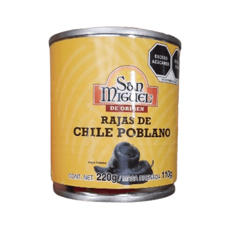 Chili Poblano in Streifen von San Miguel 220 g - MexicoMiAmor