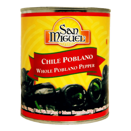 Ganze Chili Poblano Schoten von San Miguel 780 g - MexicoMiAmor