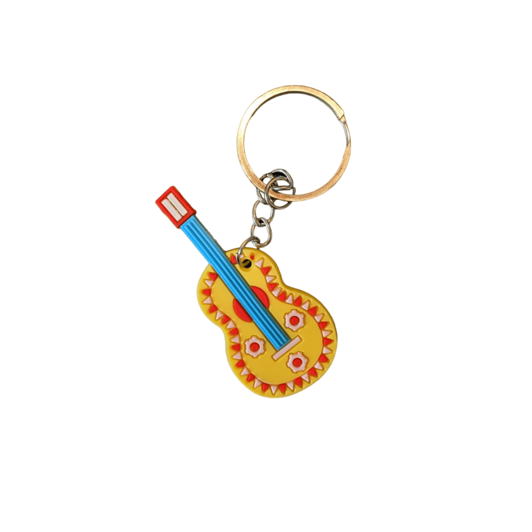 Schlüsselanhänger mit mexikanischen Figuren aus Gummi als Set oder einzeln
