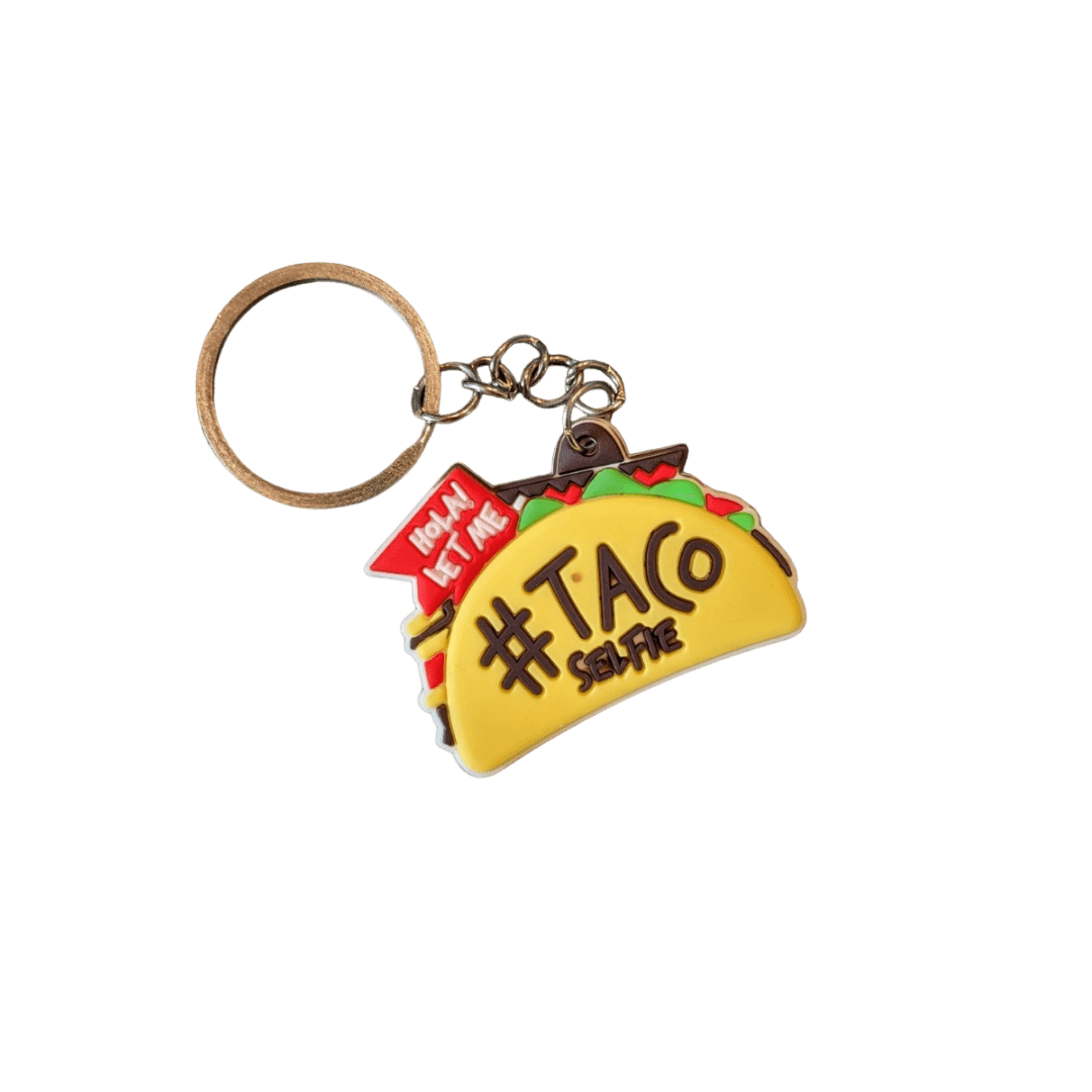 Schlüsselanhänger mit mexikanischen Figuren aus Gummi als Set oder einzeln